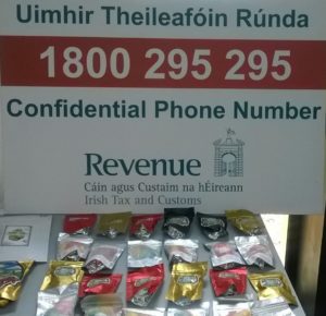 Revenue seize cannabis infused 'jelly sweets' and herbal cannabis in Portlaoise and contraband cigarettes in North Tipperary