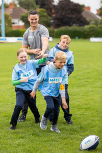 MACE team with Johnny Sexton for new community initiative